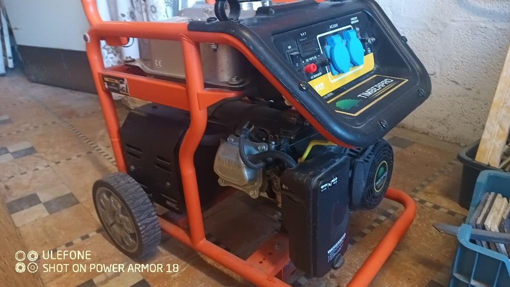 Générateur Timberpro 4kw, Enlèvement, Comme neuf, Moteur et Technique