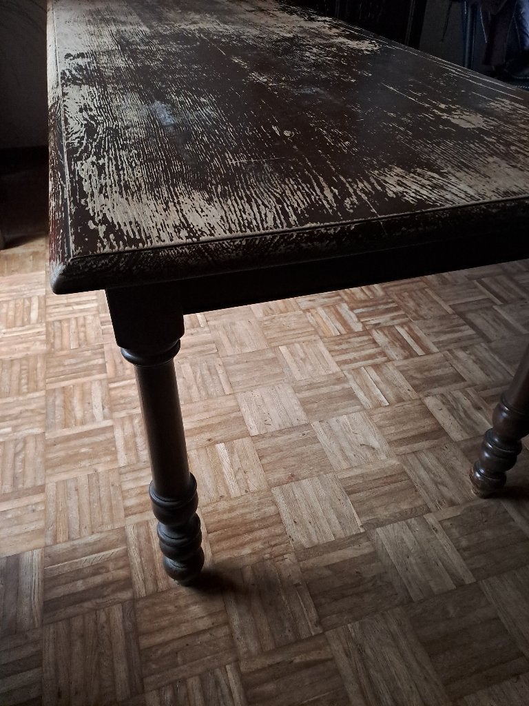 Grande table en bois, Maison & Meubles, Enlèvement, Utilisé, 50 à 100 cm, Rectangulaire