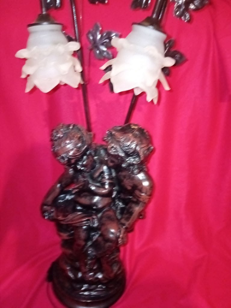 sfeerlamp (koppeltje), Antiek en Kunst, Ophalen of Verzenden
