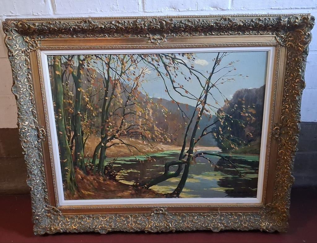 Peinture à l'huile sur toile Louis Garot, Enlèvement ou Envoi