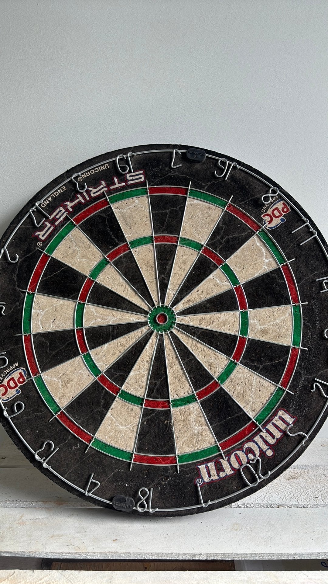 Dartsblok unicorn, Sport en Fitness, Darts, Ophalen, Gebruikt, Dartbord, Soft tip