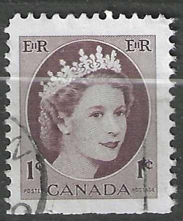 Canada 1954 - Yvert 267 O - Reine Elisabeth II (ST), Timbres & Monnaies, Envoi, Affranchi