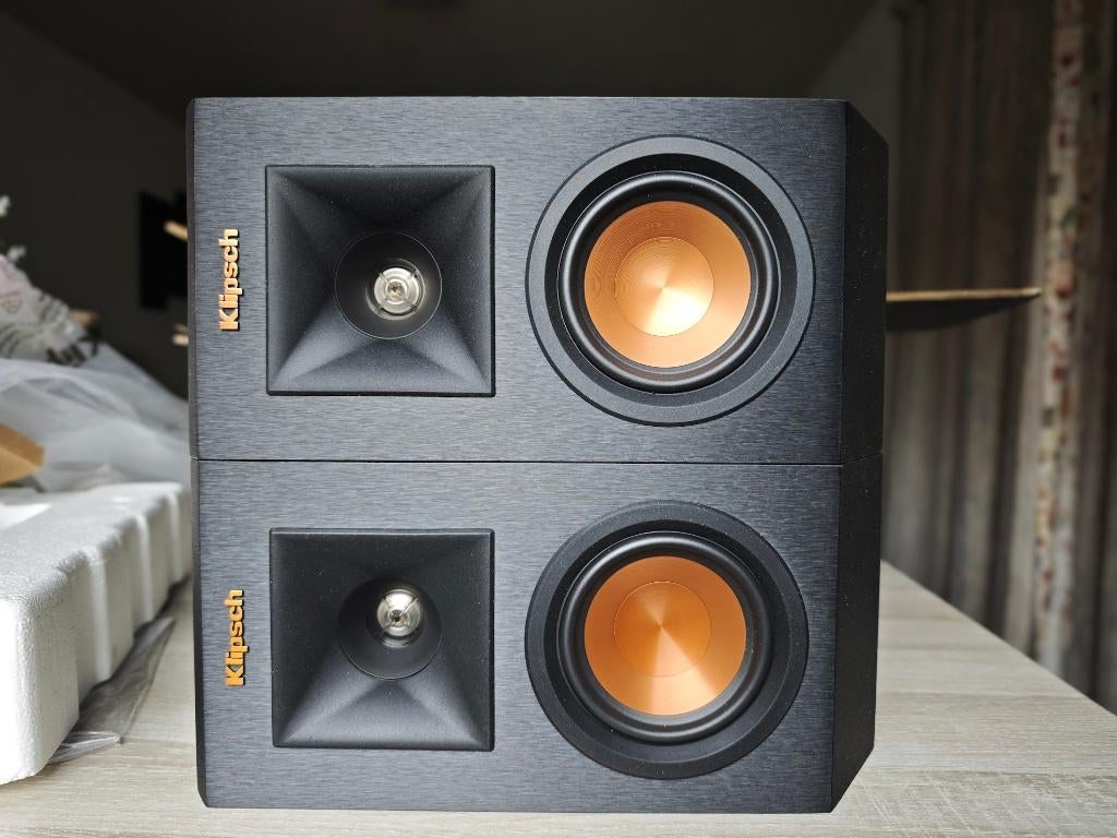 Haut-parleurs d'élévation Klipsch RP-140SA Dolby Atmos, TV, Hi-fi & Vidéo, Enceintes, Comme neuf, Haut-parleurs Frontaux, Arrière ou Stéréo
