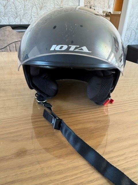 Helm - M - Open - zwart, Motoren, Kleding | Motorhelmen, M, Dames, Nieuw zonder kaartje, Ophalen