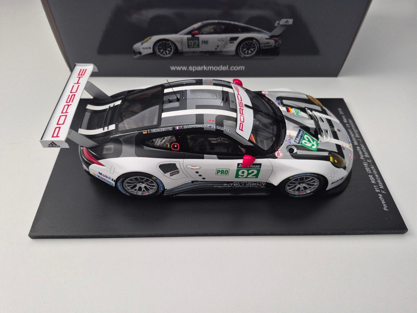 Porsche 911 RSR Spark 1/18 (18S275), Enlèvement ou Envoi, Neuf, Voiture, Autres marques