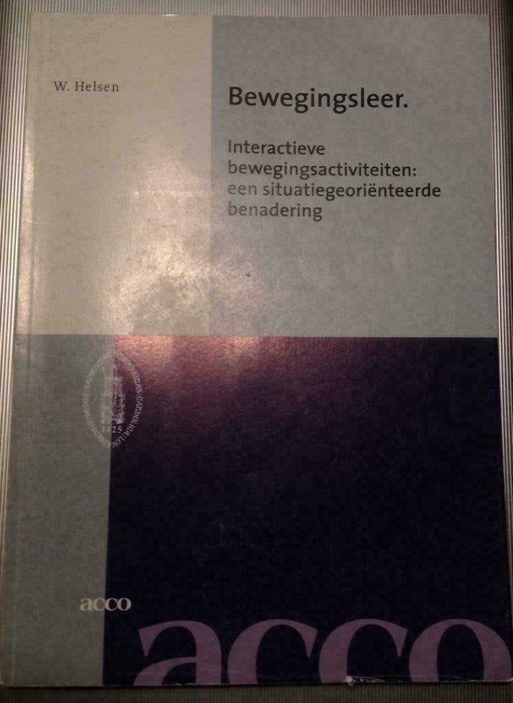STUDIEBOEKEN - BEWEGINGSLEER - Prof. Dr. Werner Helsen, Boeken, Studieboeken en Cursussen, Ophalen of Verzenden, Gelezen, Hoger Onderwijs