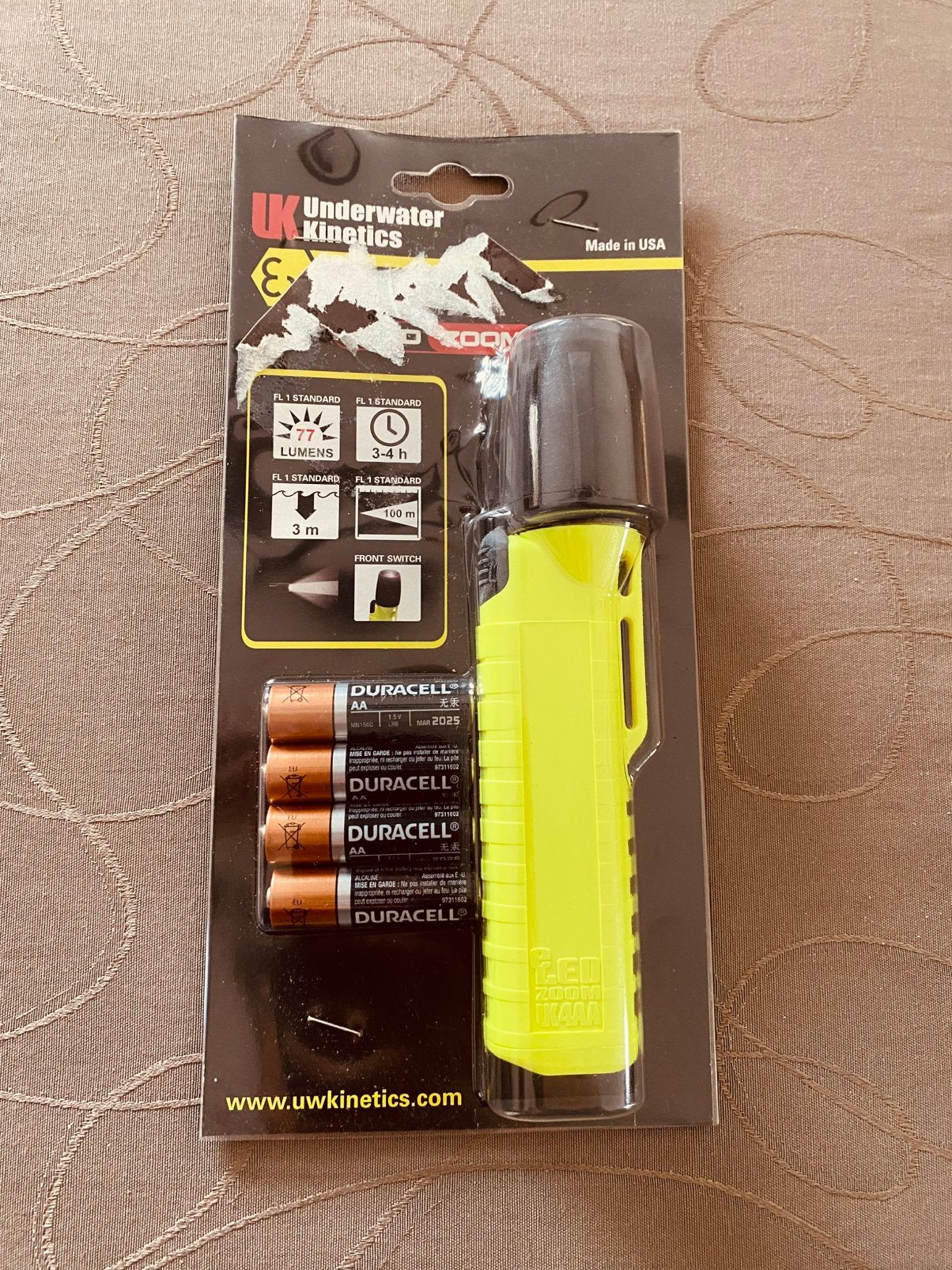 Lampe de poche antidéflagrante  Kinetics 4AA, Ophalen of Verzenden, Nieuw