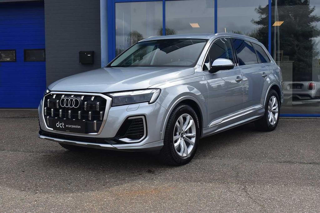 Audi Q7 55 TFSI e Quattro Mem. Seats 360° Air Susp., Auto's, Automaat, Leder, 5 zetels, Hybride Elektrisch/Benzine