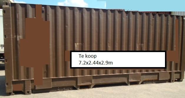 Container 7,2x2,5x2,9m, Ophalen