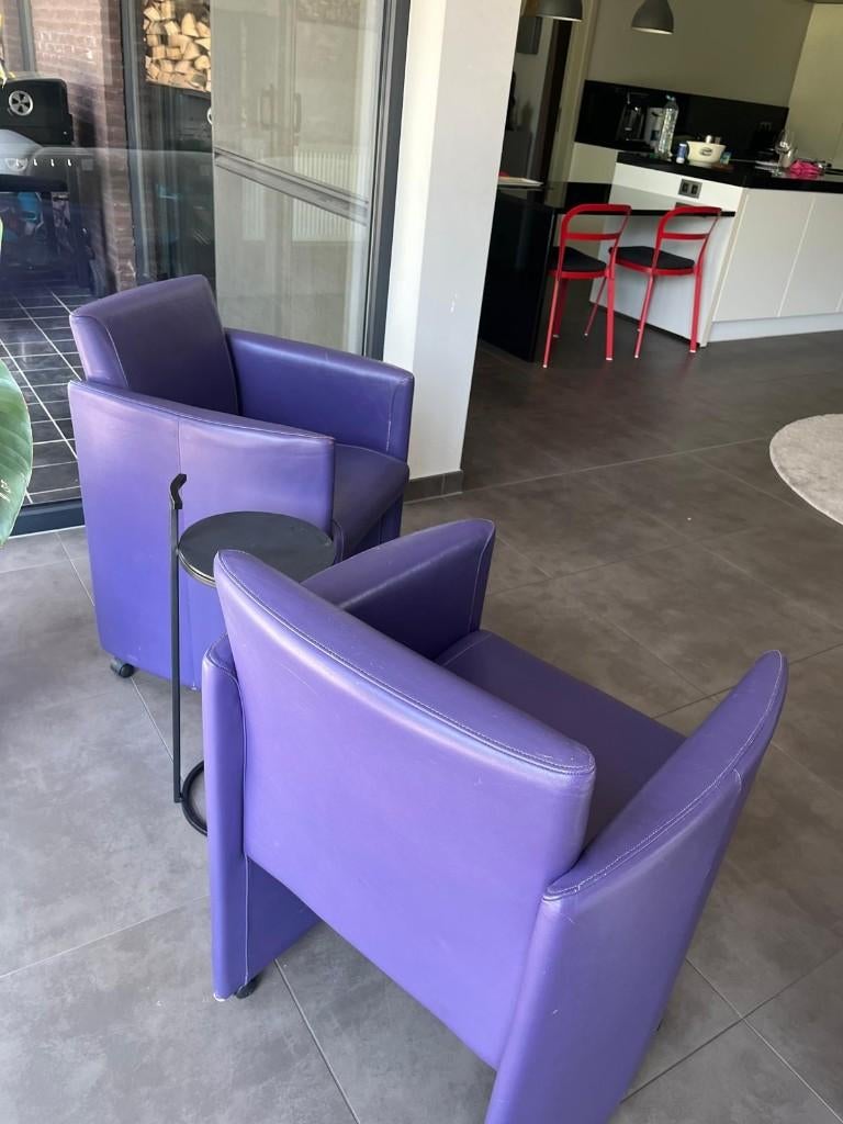 100 % kalfslederen clubzeteltjes (8 stuks) - Merk JORI, Modern - design, Enlèvement, Utilisé, 50 à 75 cm