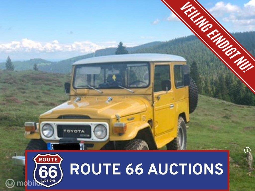 Toyota Land Cruiser BJ40 | 1979 | Route 66 Auctions, Auto's, Zwart, Bedrijf, Handgeschakeld, Overige carrosserie