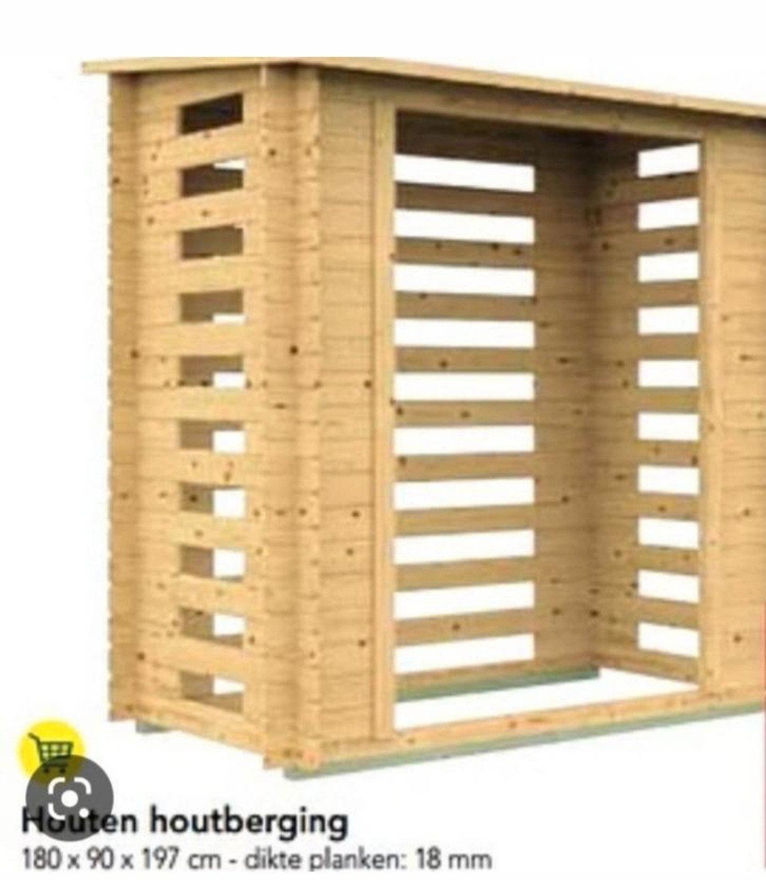 Nieuwe houtberging te koop, Tuin en Terras, Ophalen