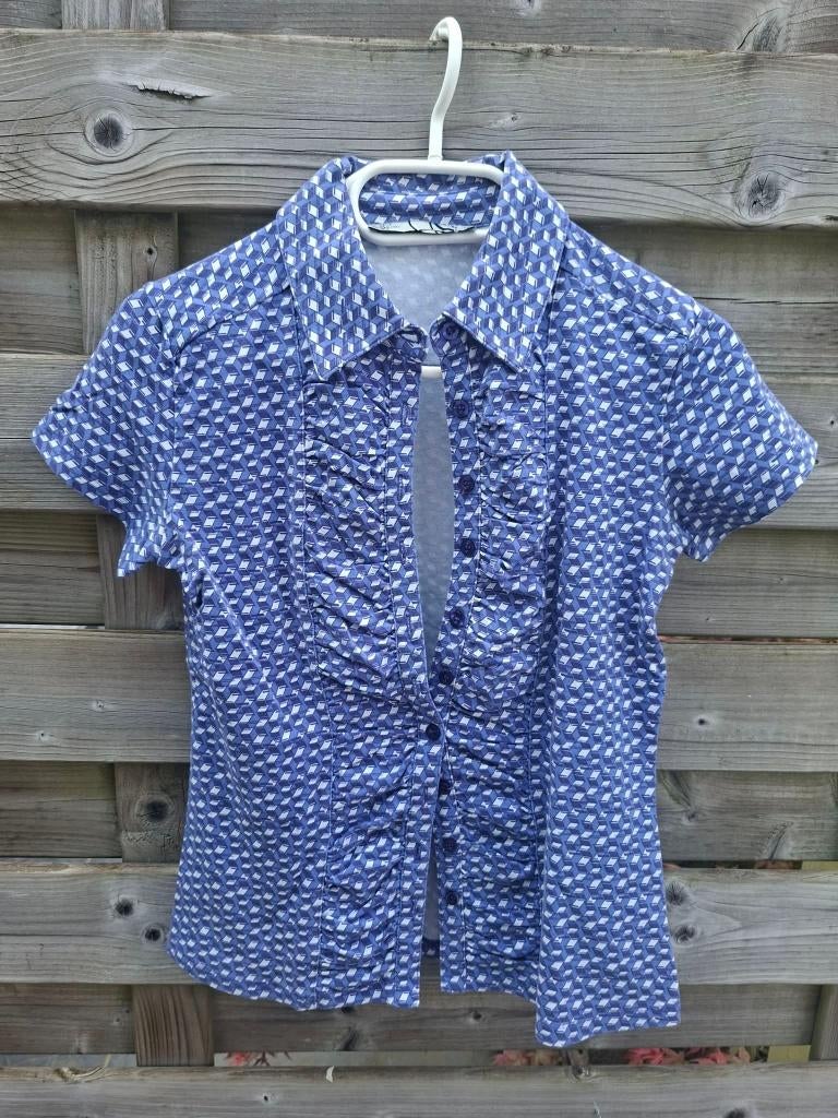 D'Auvry : Chemise à manches courtes pour femmes (petite), Enlèvement ou Envoi, Taille 36 (S), D'Auvry, Porté