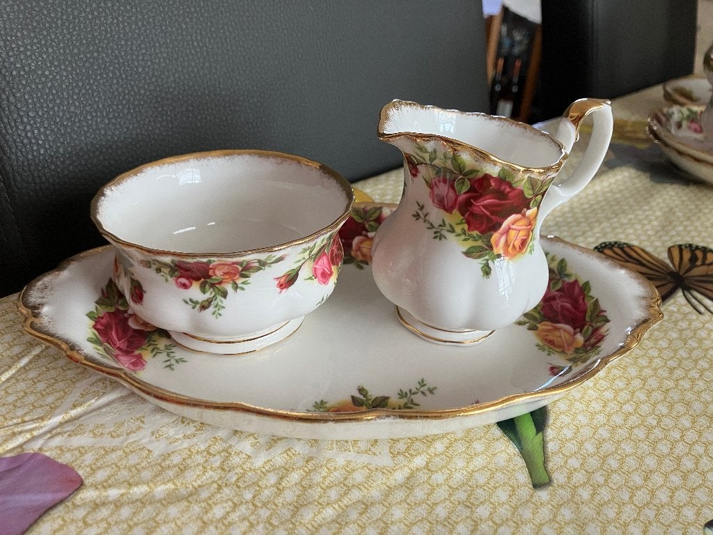 Royal Albert roomstel  - Serie Old Country Roses, Collections, Enlèvement ou Envoi