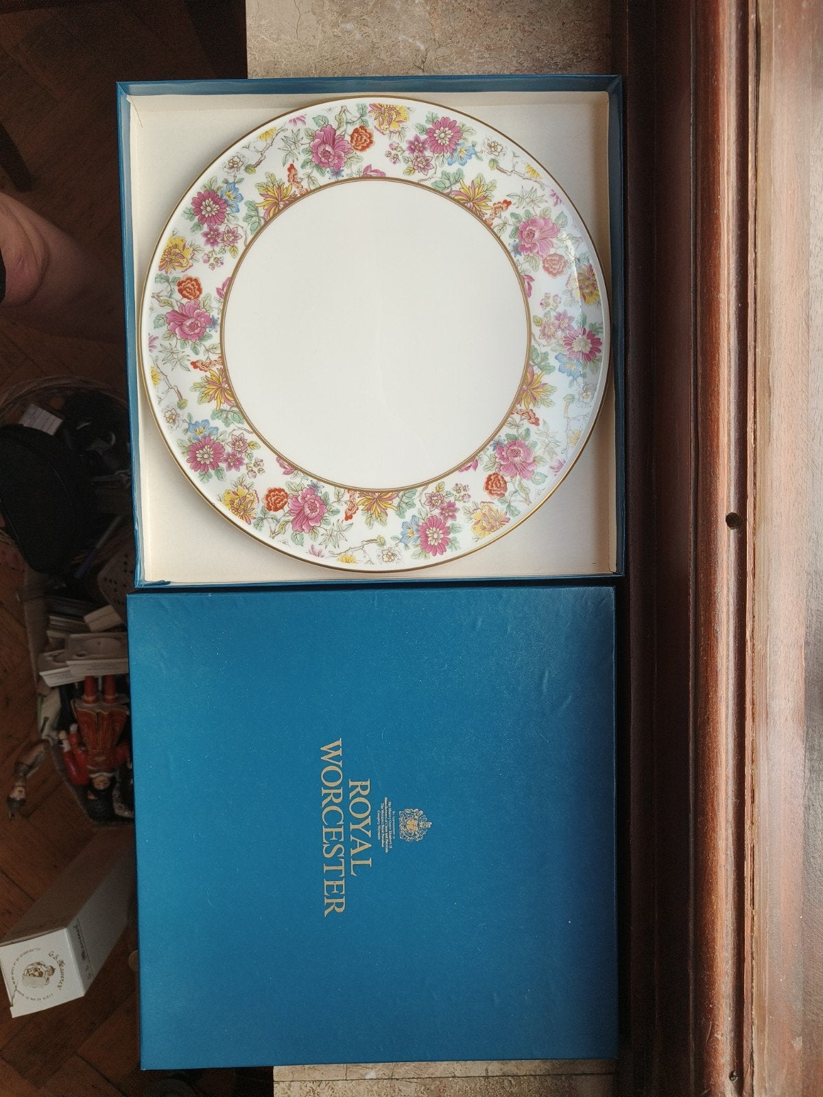 los Royal Worcester 'Chinese Garden' dinerbord, Ophalen of Verzenden