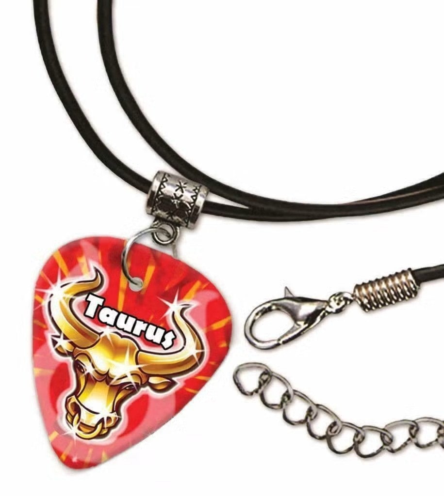 Stier plectrum ketting, sleutelhanger of oorbellen, Ophalen of Verzenden, Nieuw