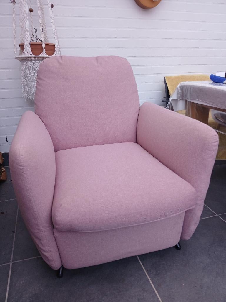 Fauteuil confort EKOLSUND IKEA brun-rose (démontable), 75 à 100 cm, Comme neuf, Enlèvement, 75 à 100 cm