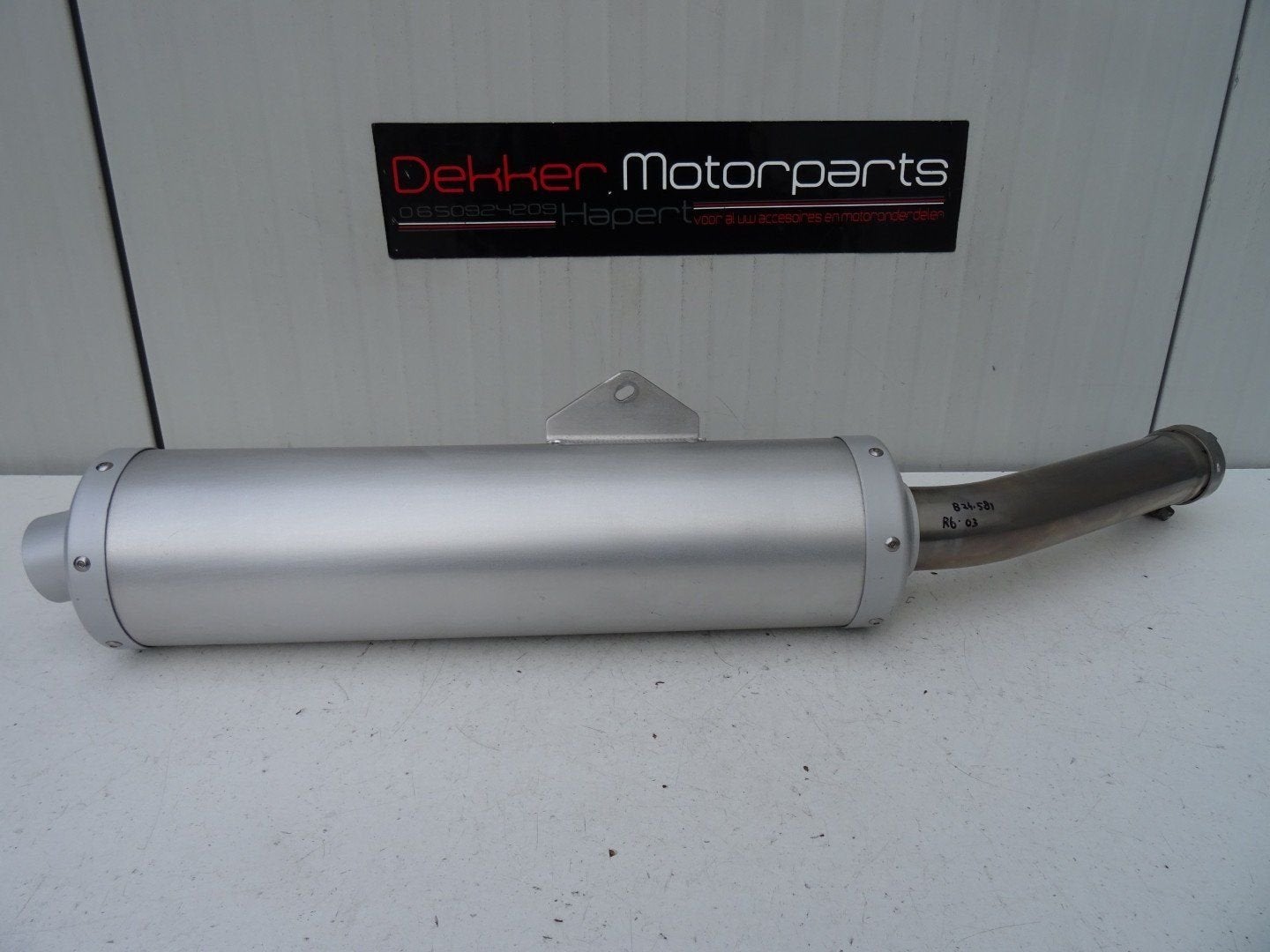 Originele Demper / Uitlaat Yamaha YZF R6 2003-2004-2005 RJ05, Motos, Enlèvement ou Envoi, -, -, -