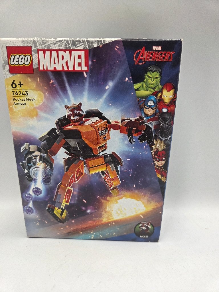 Lego Marvel 76243 Rocket Mech Armor, Marvel, Lego, Nieuw, Ophalen of Verzenden