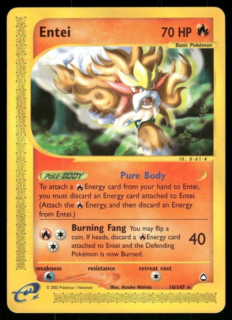 Entei 10/147 - Aquapolis (NM), Envoi, Utilisé