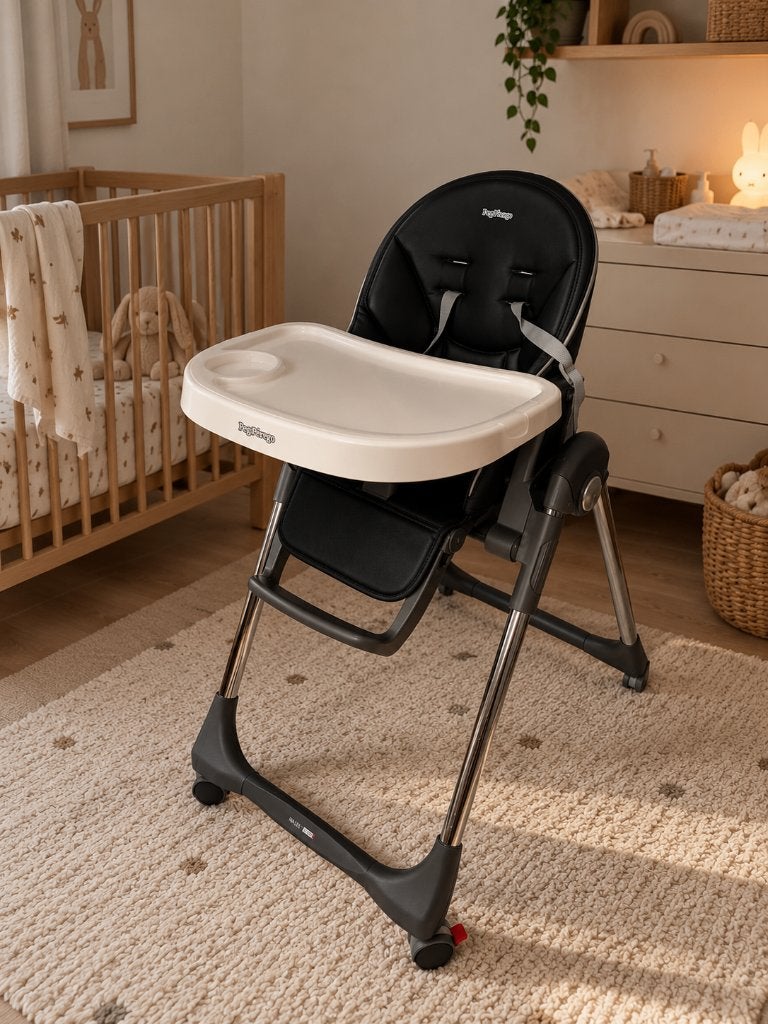Eetstoel peg perego, Kinderen en Baby's, Ophalen, Gebruikt, Aanschuifbaar