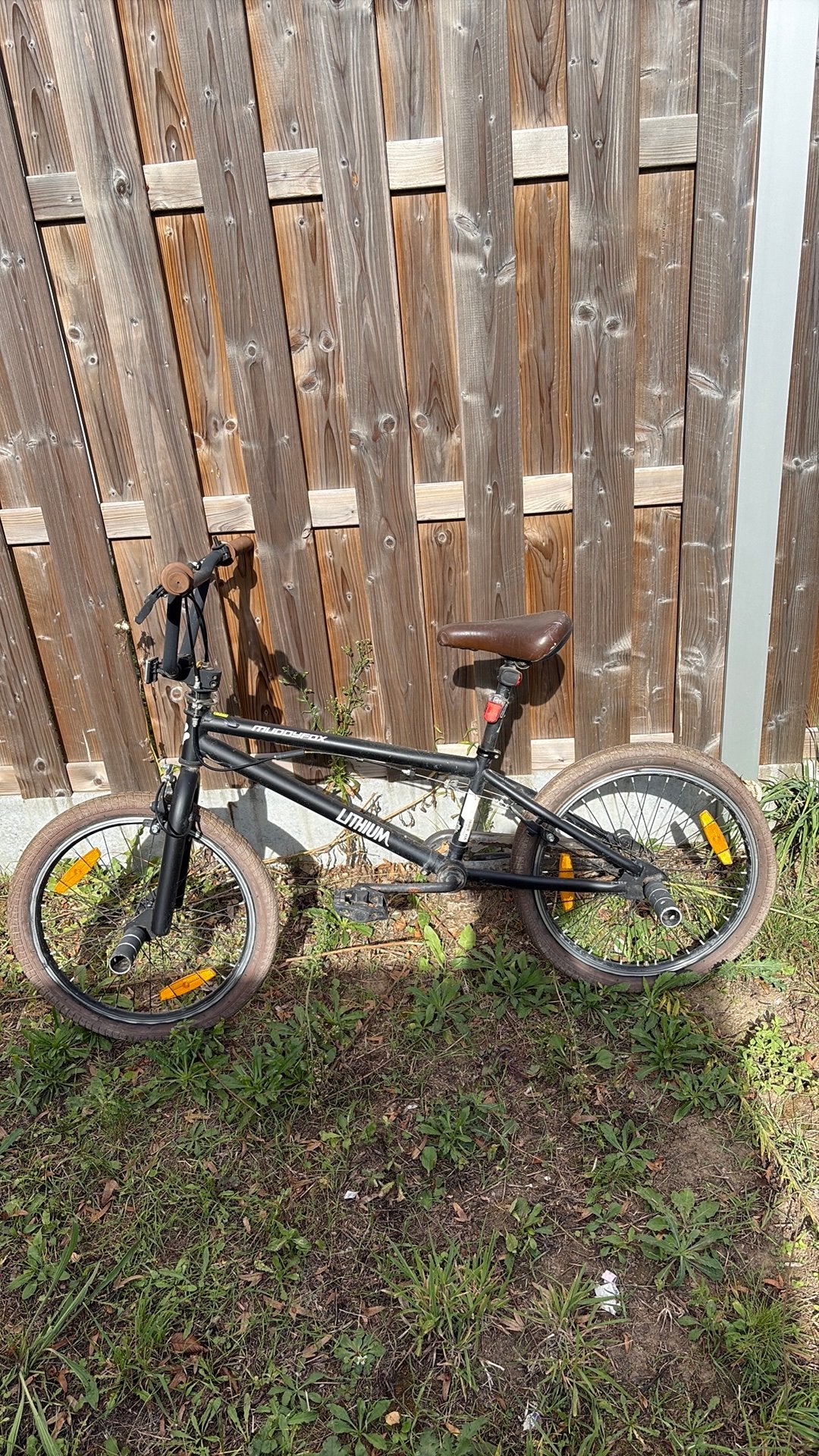 Fiets Bmx, bruin en zwart van kleur., Vélos & Vélomoteurs, Enlèvement, Utilisé