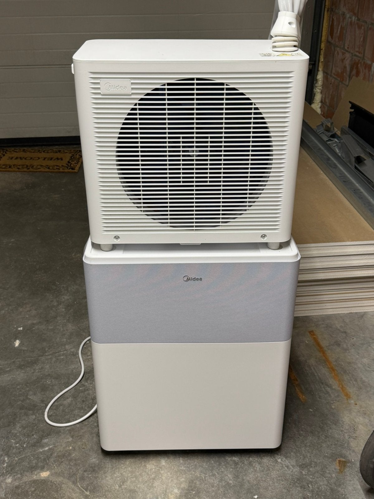 Midea porta split 12000btu, Elektronische apparatuur, Airco's, Ophalen, Zo goed als nieuw, Verwarmen