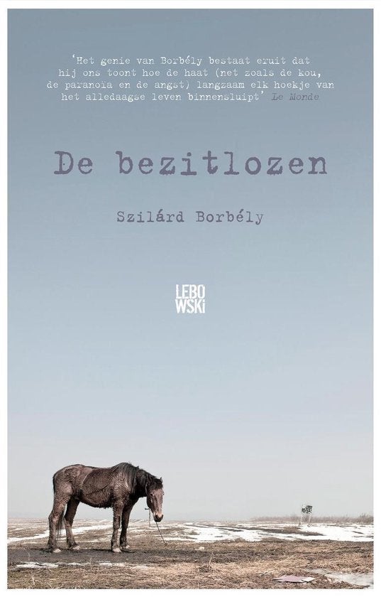 Te Koop Boek DE BEZITLOZEN Szilard Borbély, Europa overig, Szilard Borbély, Ophalen of Verzenden, Zo goed als nieuw