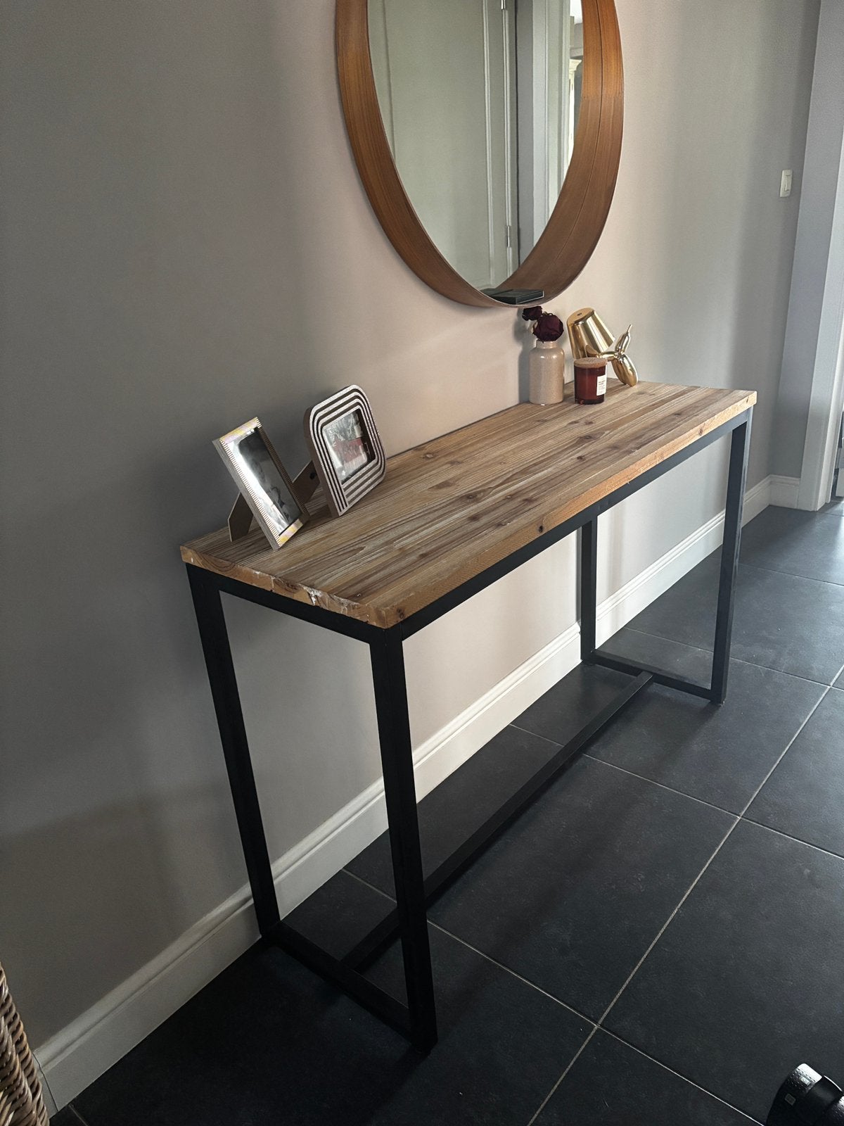 Halkastje / muurtafel, Huis en Inrichting, Tafels | Sidetables, Ophalen, Zo goed als nieuw