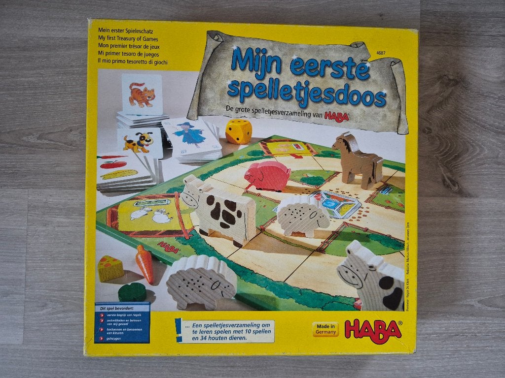 Haba Mijn eerste spelletjesdoos, Enlèvement ou Envoi, Garçon ou Fille