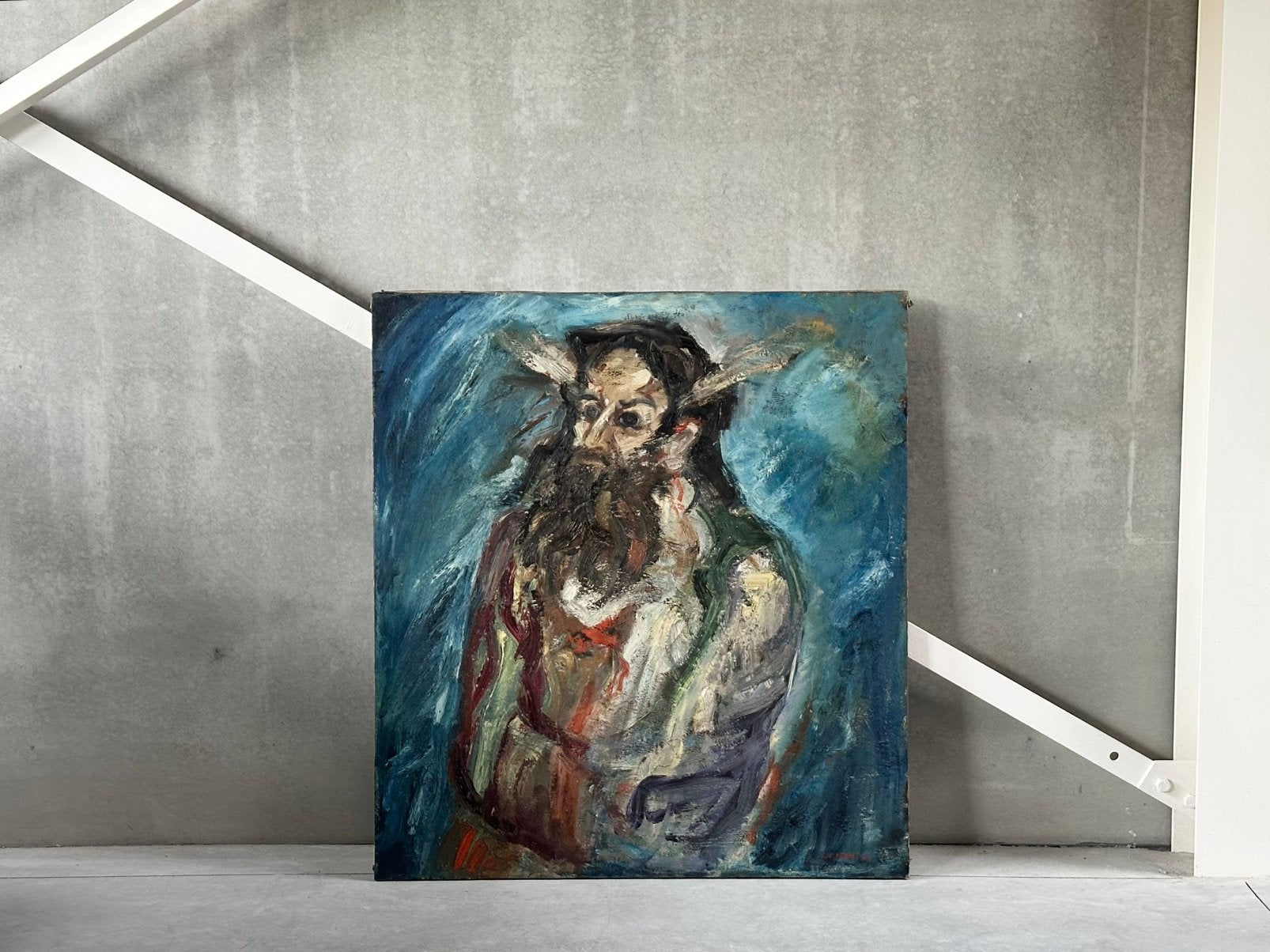 Schilderij Raoul Van Den Heede, Antiquités & Art, Enlèvement, Abstrait, Signé