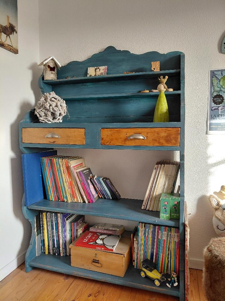 Meuble campagnard alsacien relooké, Antiek en Kunst, Antiek | Meubels | Kasten, Ophalen