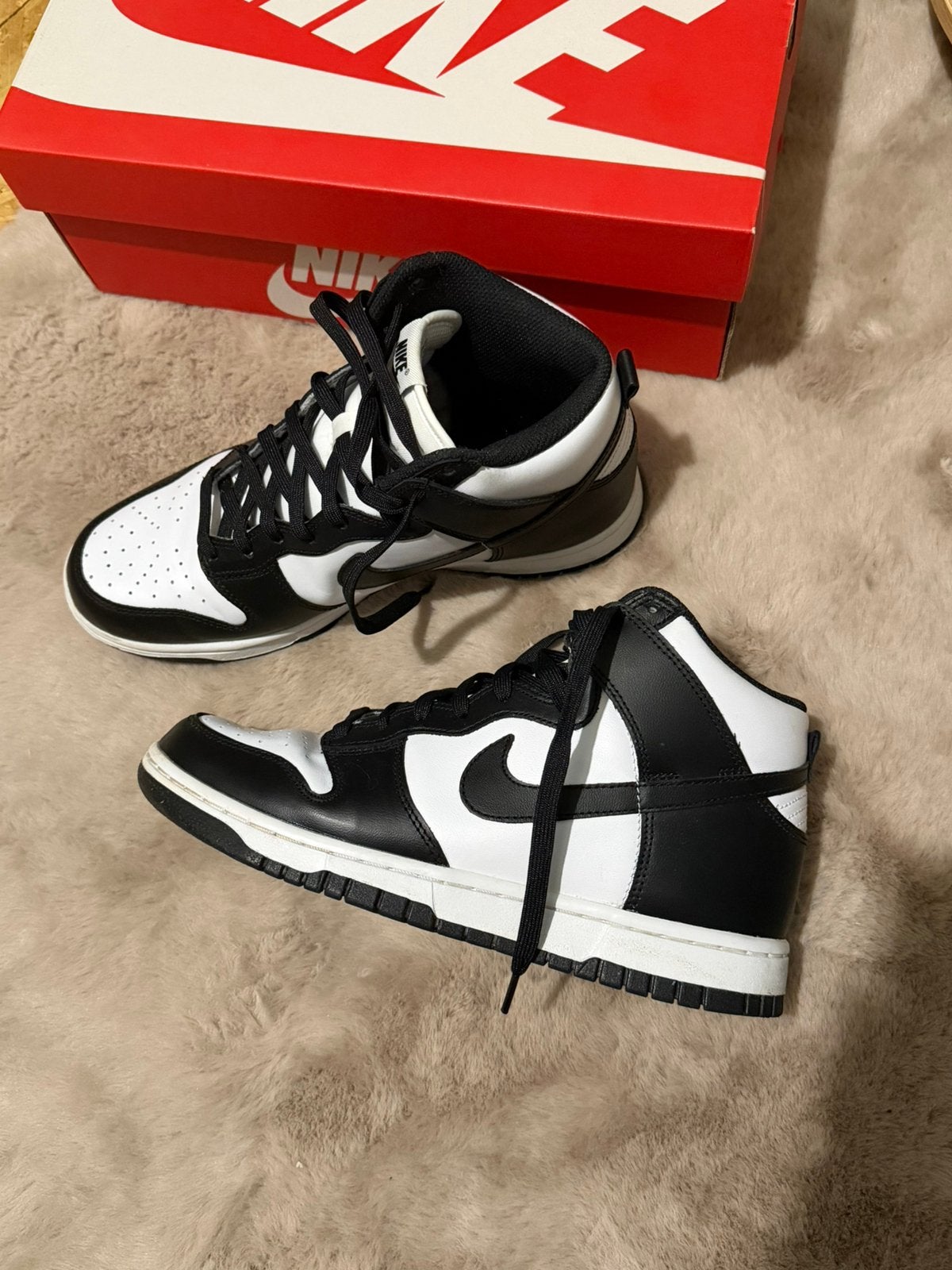 Nike dunk panda, Comme neuf, Enlèvement, Baskets, Noir