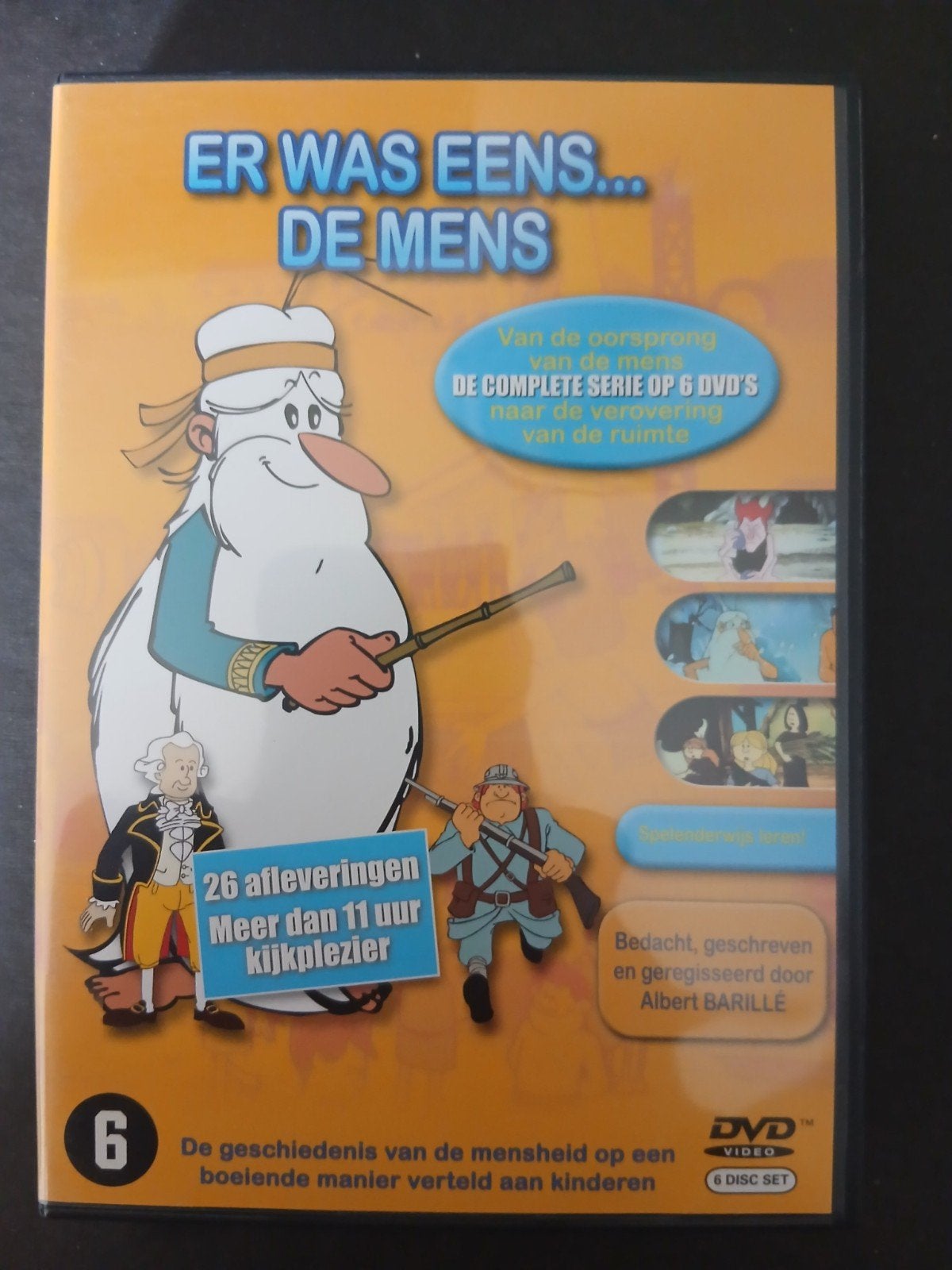 Er was eens ... De mens, Cd's en Dvd's, Europees, Animatie, Zo goed als nieuw, Vanaf 6 jaar