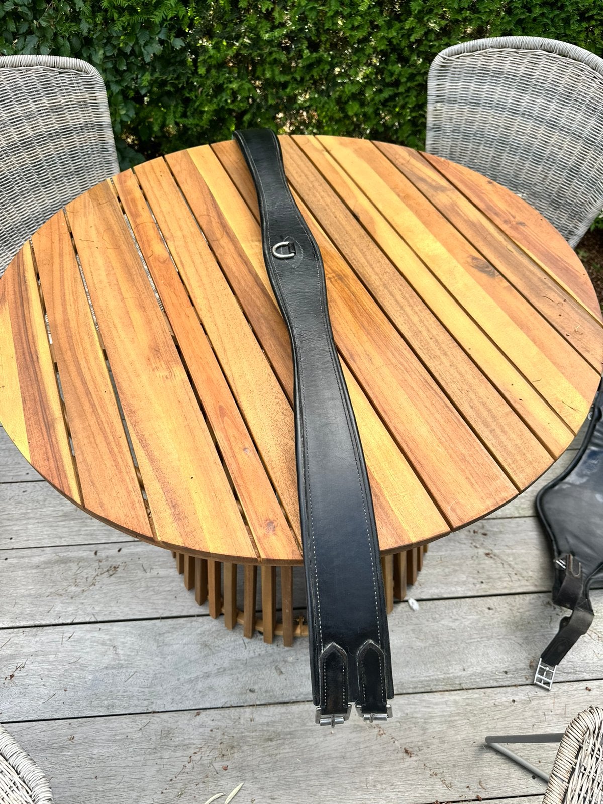 Lederen singel 130 cm, Ophalen of Verzenden, Zo goed als nieuw, Singel