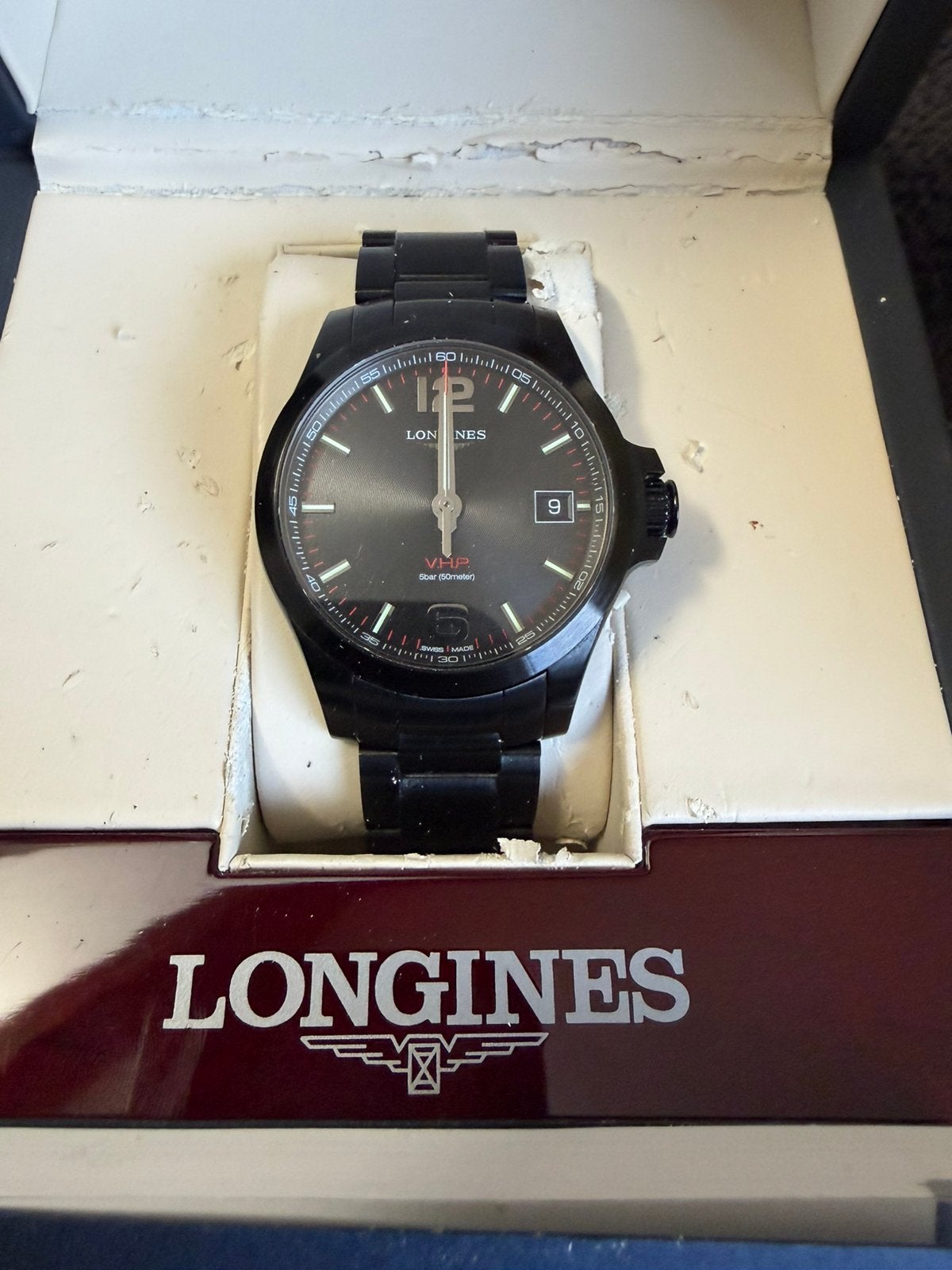 Montre Longines, Bijoux, Sacs & Beauté, Montre-bracelet, Autres marques, Enlèvement ou Envoi, Acier