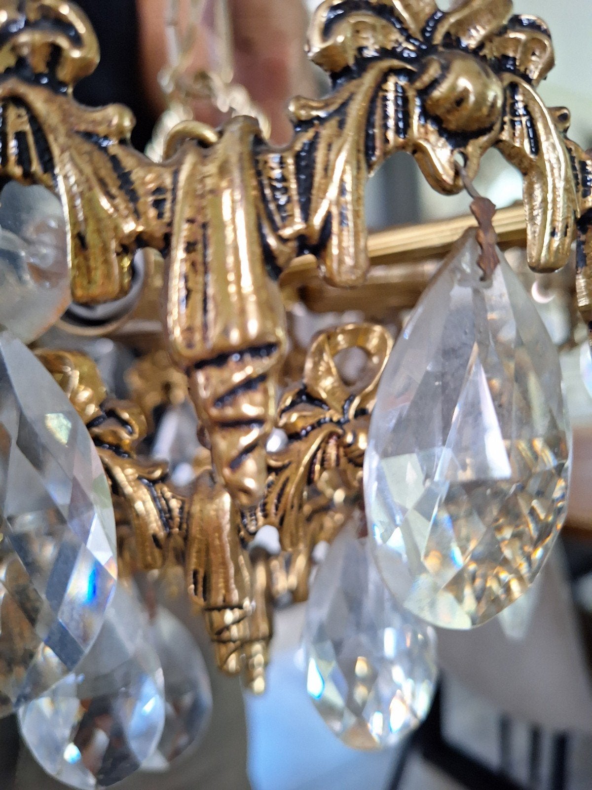 Prachtige antieke hanglamp, Ophalen of Verzenden