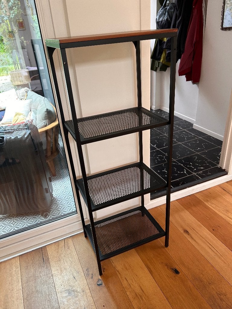 Fjallbo zwarte stellingkast Ikea rek, Enlèvement, Comme neuf