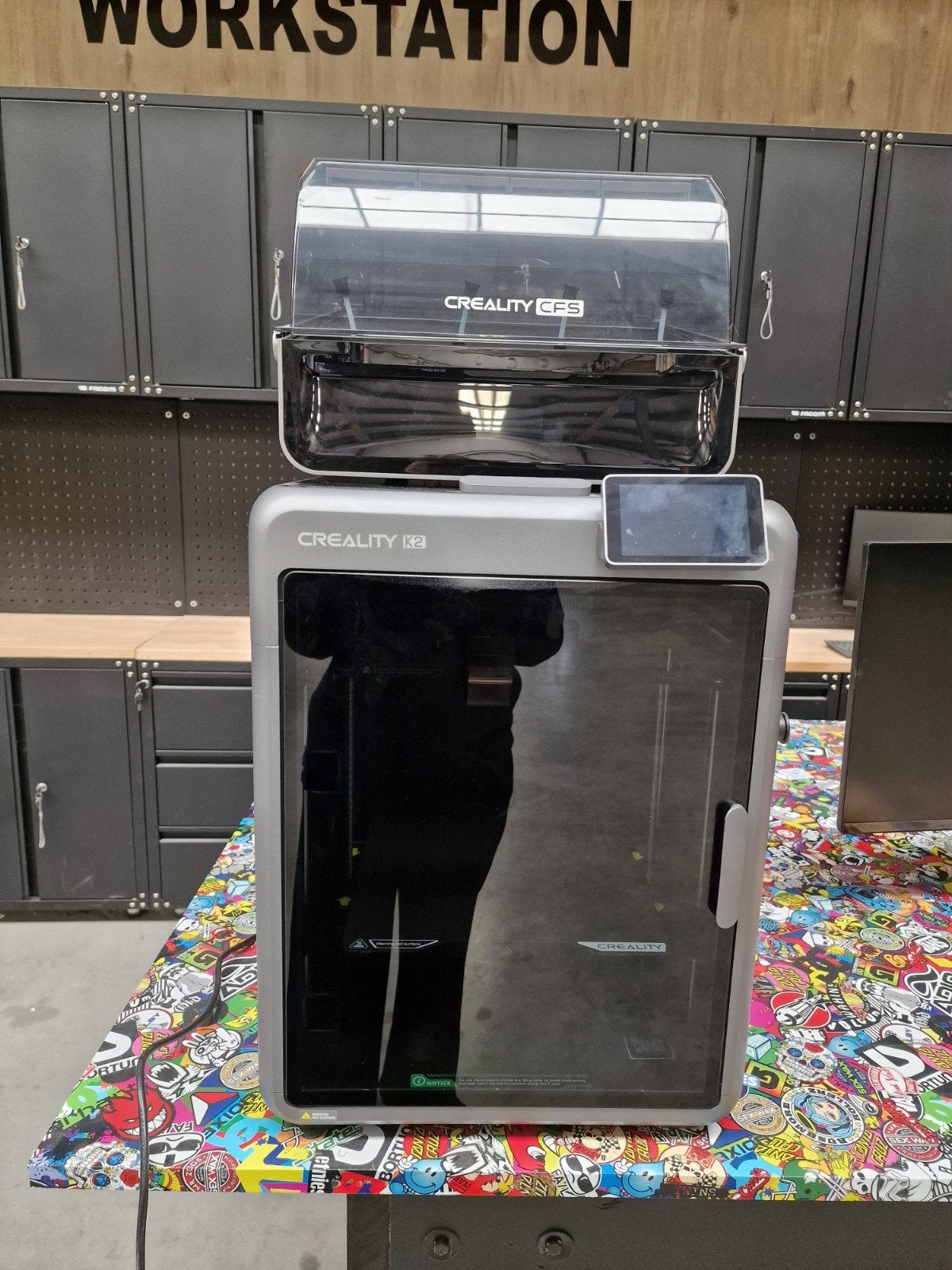creality k2 combo, Computers en Software, Ophalen, Ingebouwde Wi-Fi, Zo goed als nieuw, Filament