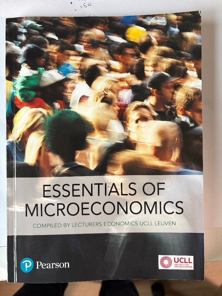 Essentials of Microeconomics - UCLL Leuven, Ophalen, Zo goed als nieuw