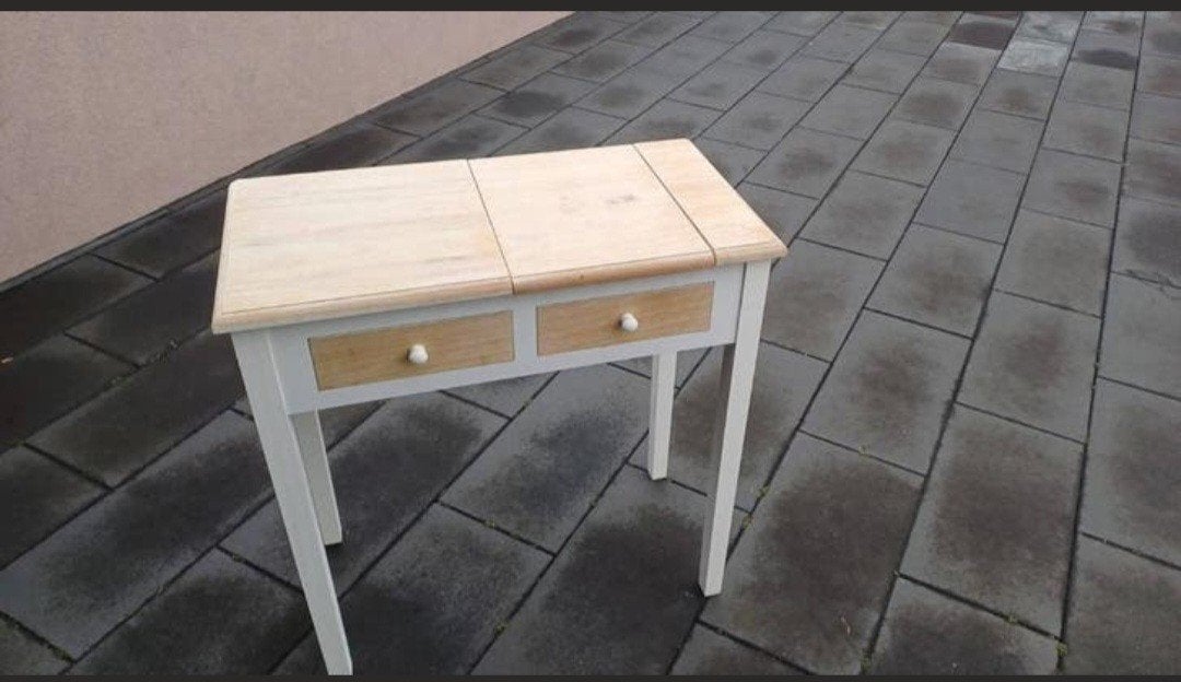 Coiffeuse en bois avec miroir, Ophalen