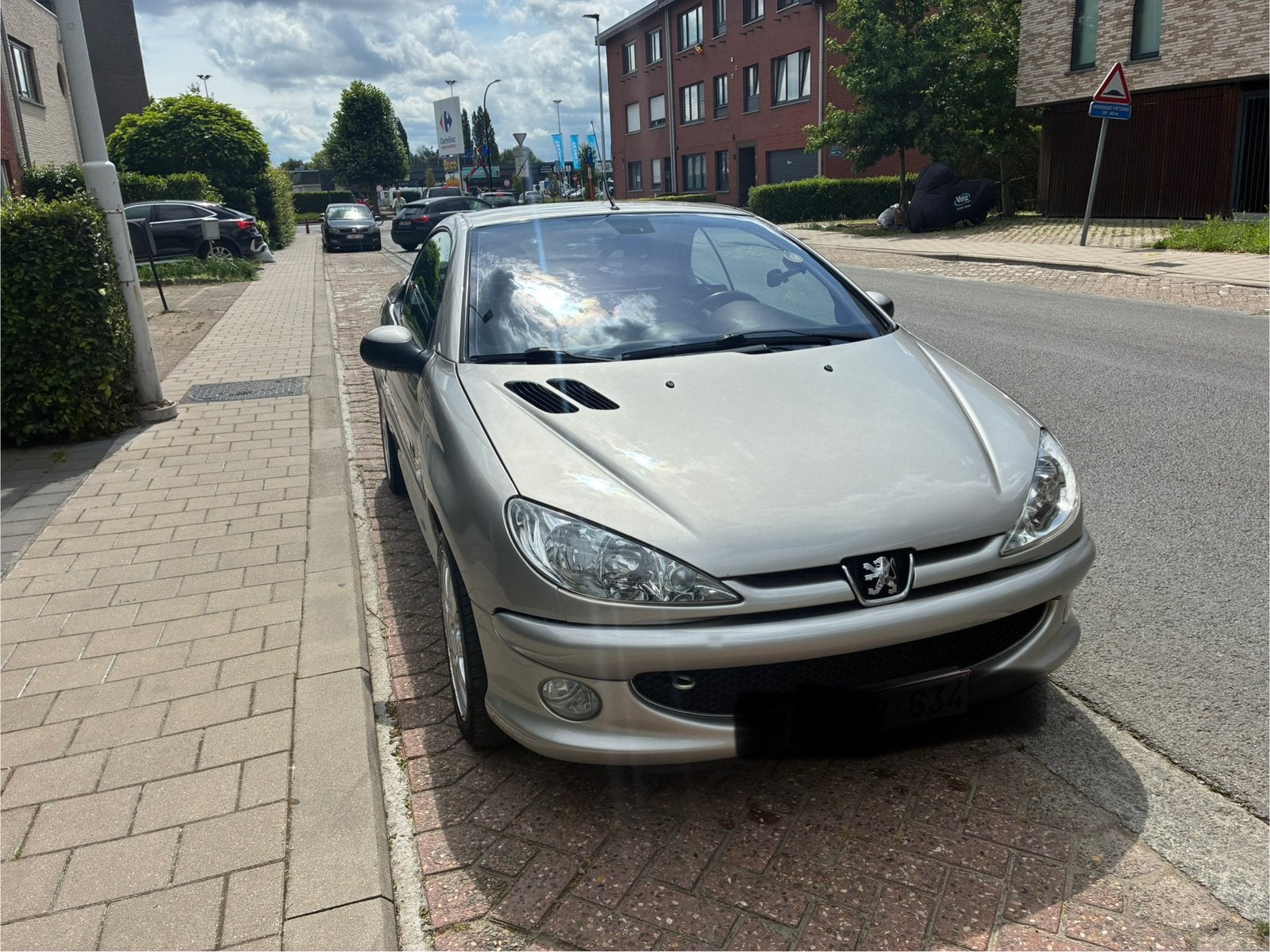 Peugeot 206cc Roland Garros Paris Edition – 2004 – 60.000 km, Auto's, Peugeot, Bruin, Elektrisch, Particulier, Airconditioning