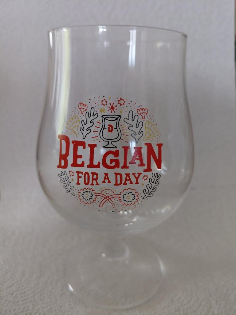 Duvel, US glas voor nationale feestdag, Verzamelen, Biermerken, Ophalen, Duvel
