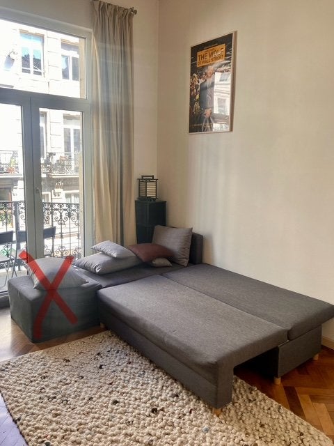 Sofabed / slaapbank, Ophalen, 100 cm, Zo goed als nieuw, Twijfelaar