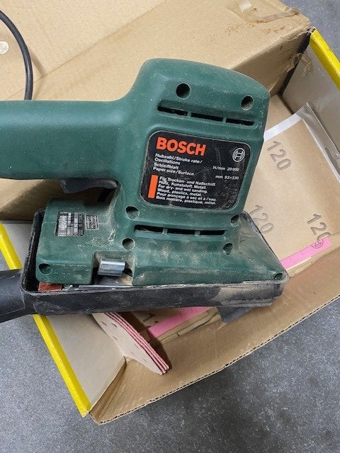 schuurmachine, Ophalen, Gebruikt, 600 tot 1200 watt, Vlakschuurmachine