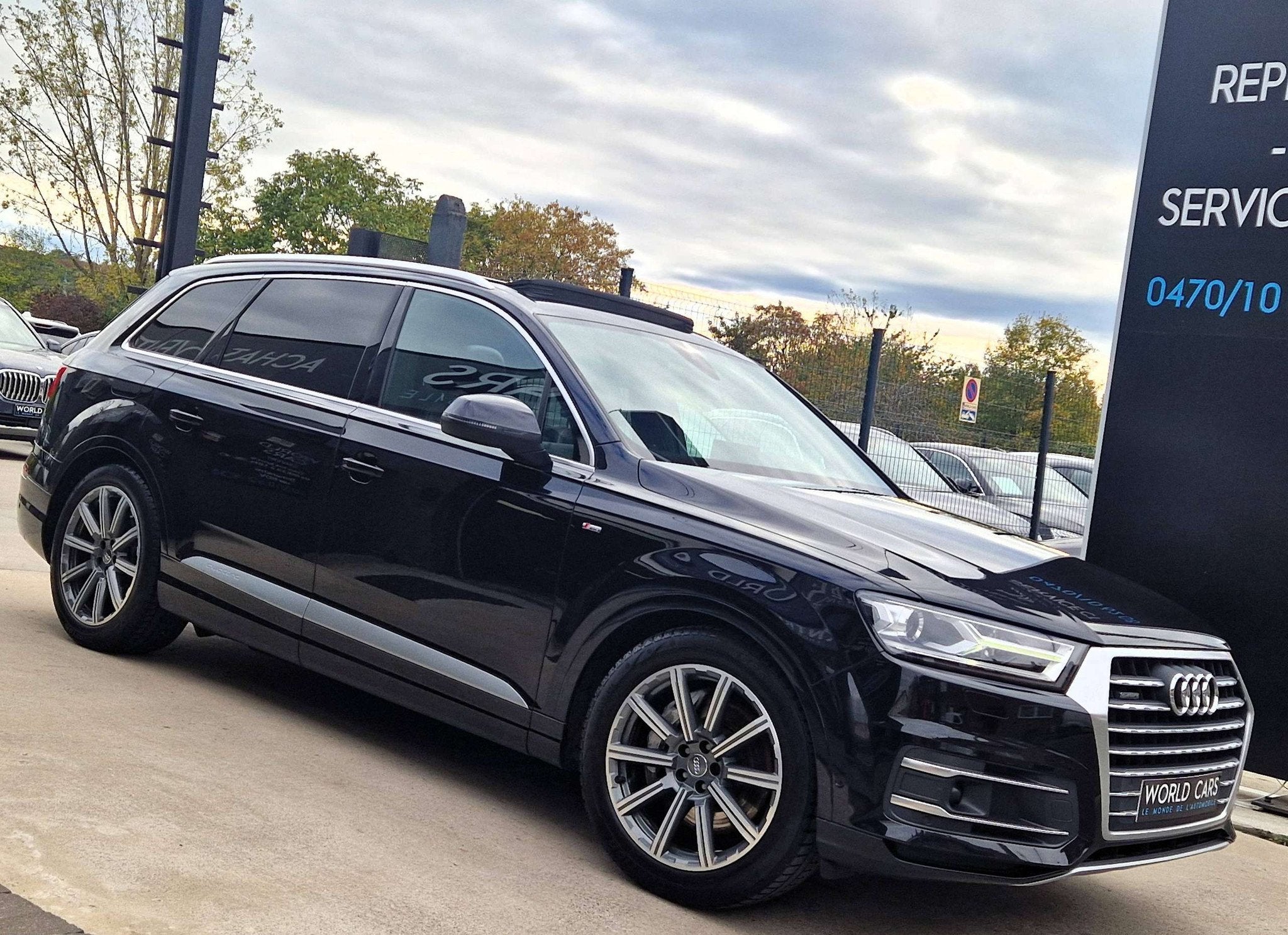 Audi Q7 3.0 TDi V6 S line Quattro - 7 PL - COCKPIT - TOIT PA, Autos, Cuir, 218 ch, Achat, Euro 6