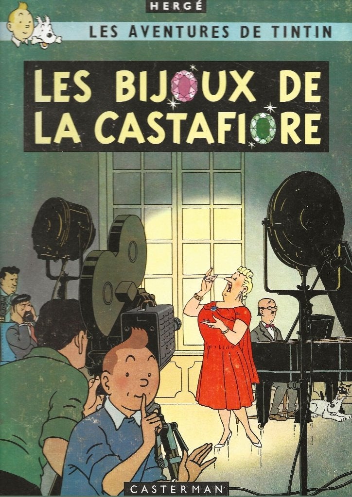 Kuife/Tintin : Les bijoux de La Castafiore d'Hergé, Enlèvement ou Envoi, Une BD, Utilisé, Hergé