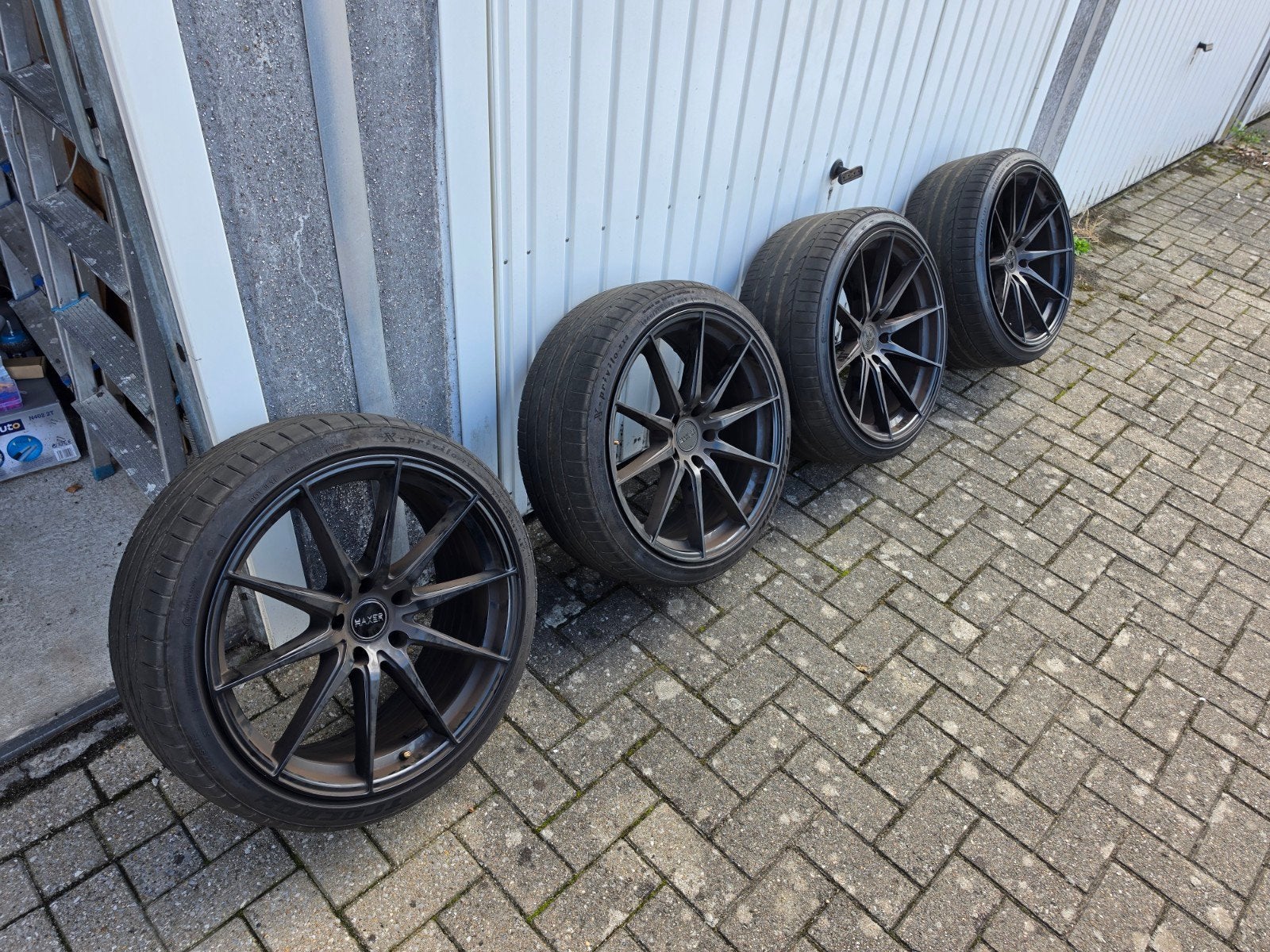 Bmw 20inch 5x120 velgen met banden, Véhicule de tourisme, Pneus été, Pneu(s), Enlèvement