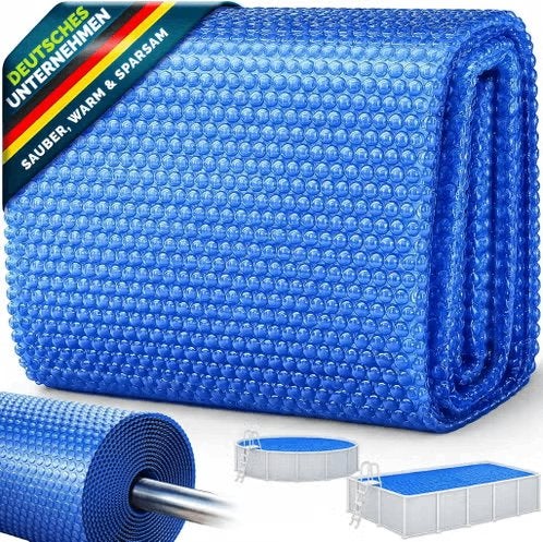 Zwembad Afdekzeil - Rond - Solarzeil - 427 cm - Blauw - New, Tuin en Terras, Ophalen, Nieuw, Rond, 300 cm of meer