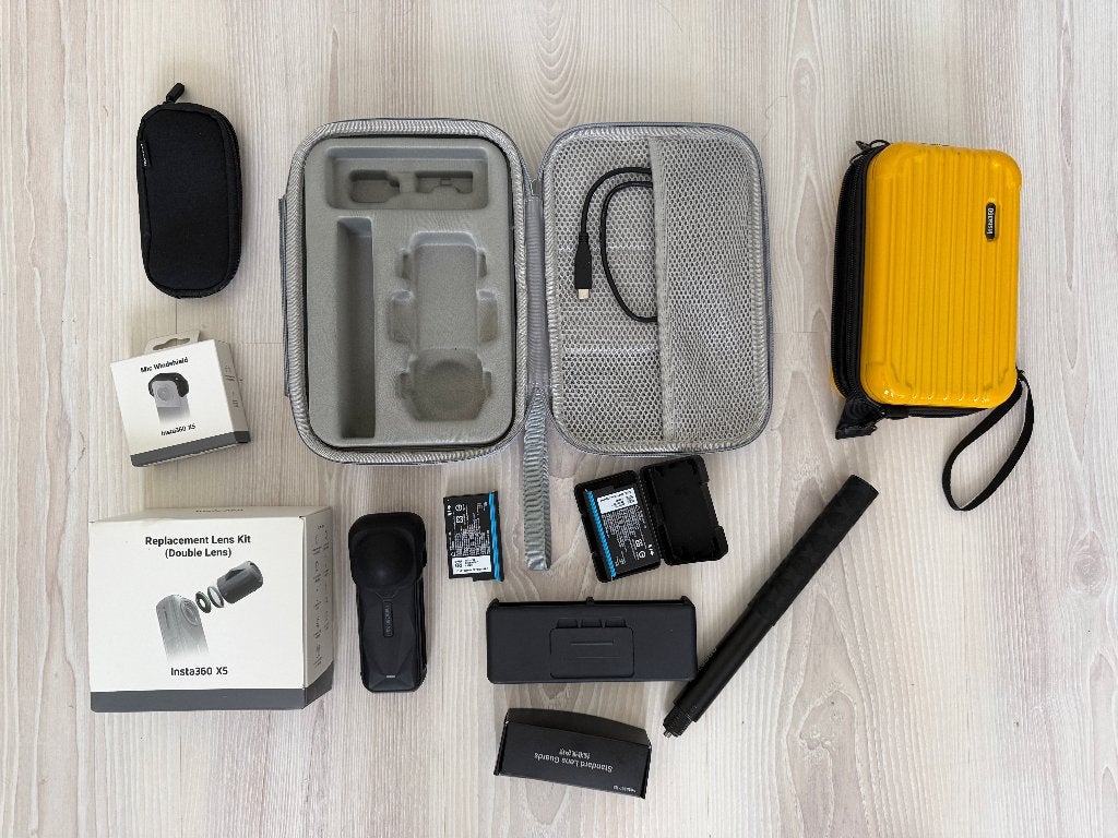 Insta360 X5 – état proche du neuf + nombreux accessoires, TV, Hi-fi & Vidéo, Enlèvement, Comme neuf, Autres marques
